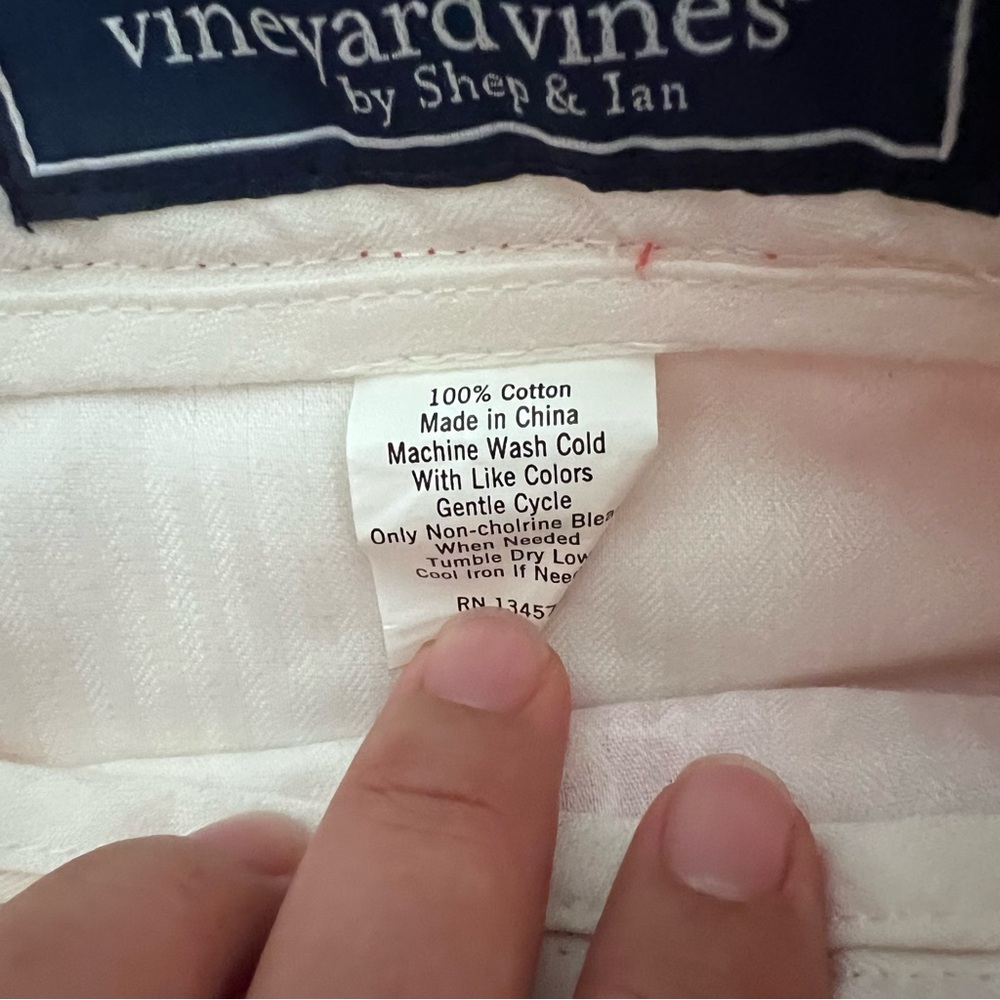 Vineyard Vines Men Slimfit Breaker Pants Tuna Outlet- Jetty Red 30x32 - Picture 5 of 6